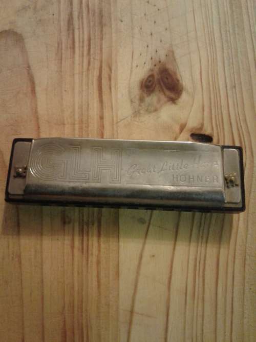 Antique Hohner great little harp in G key