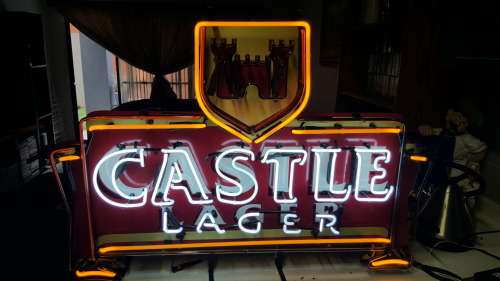 Castle Lager Neon Sign