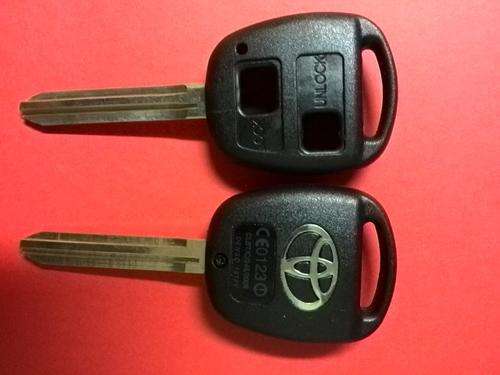 Toyota Run X /Corolla 2 button remote key blank with TOY43 blade