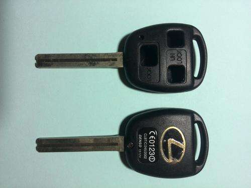 Lexus 3 button remote key shell