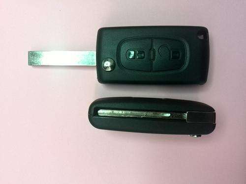 Peugeot207/ 307/308 2 button flip remote key shell