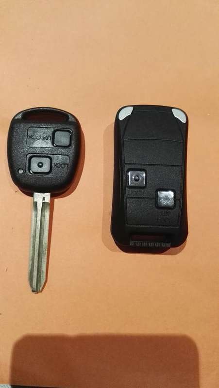 Toyota 2 Button Modified Key Blank
