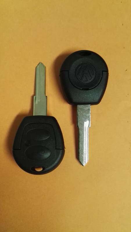 VW Jetta /Golf 2 Button Remote Key Shell