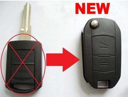 Opel Corsa bakkie /Car modified flip remote key blank