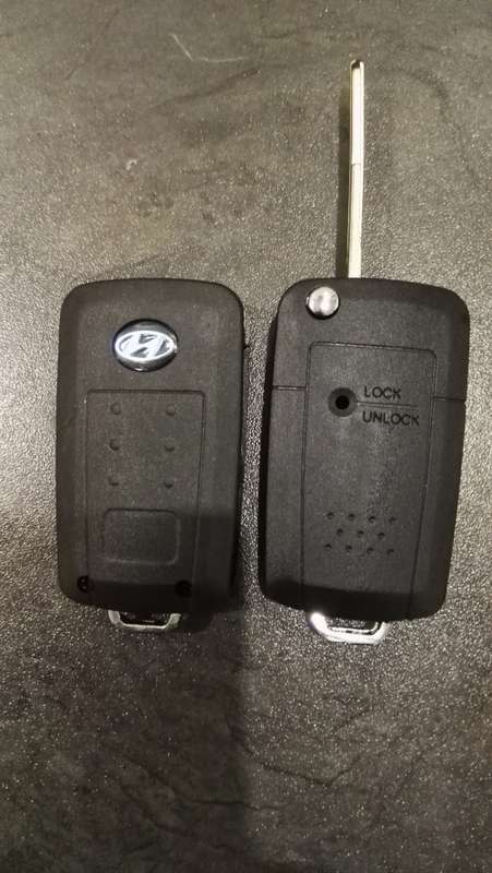 Kia Rio / Accent / Picanto /hyundai i10 1 Button modified flip key shell