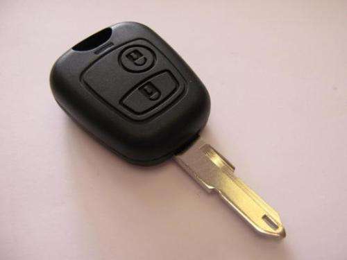 Citroen 2 Button Remote Key Shell With 206 Blade