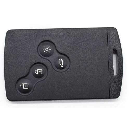 4 Button For Renault Laguna Megane Clio Smart Key Card Remote Key Shell Case Fob