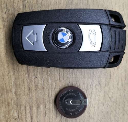 Remote Key Case for BMW 1 3 5 6 Series Smart Key Shell Blade Fob E90 E91 E92 E60 With Battery