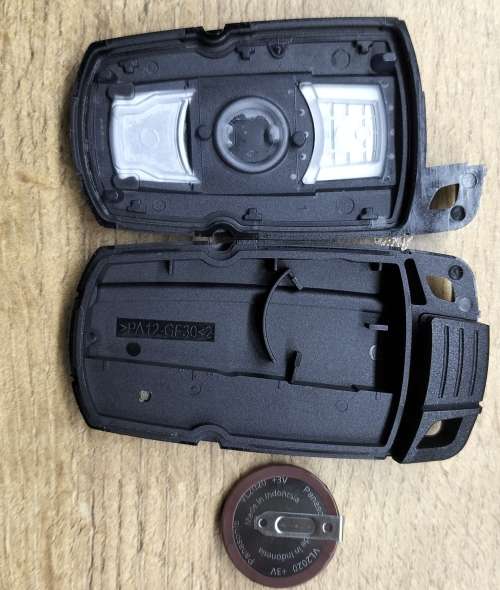 Remote Key Case for BMW 1 3 5 6 Series Smart Key Shell Blade Fob E90 E91 E92 E60 With Battery