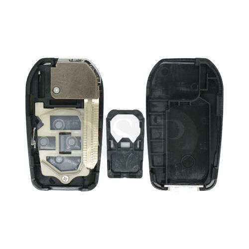 3 Button Modified Flip Remote Key Shell Case fit for TOYOTA Hilux .