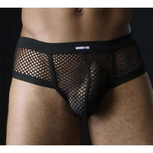 Black mesh undie