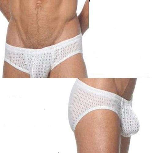 Sexy White Breathing Undie - Medium