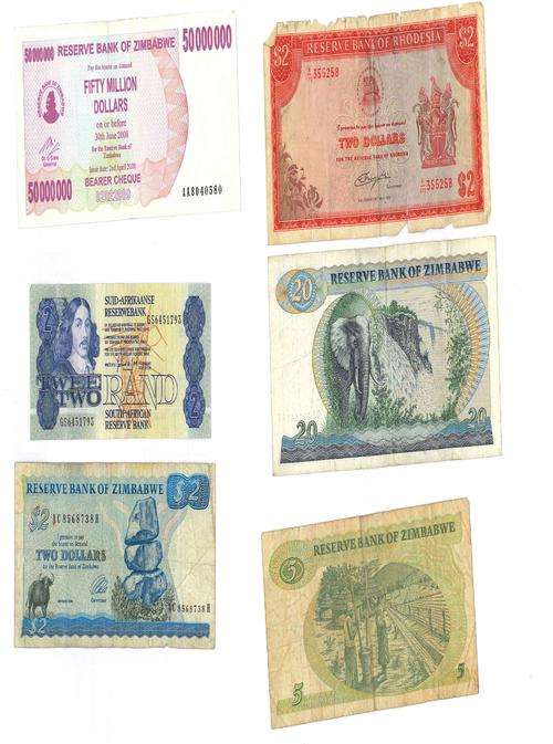 Various Coins and Notes. Some Rare esp old 2 Rand