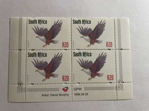 SACC 1171 Control block of 4 of R20 stamp
