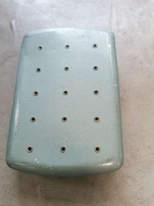 Vintage Fly Fishing Box and Maxima Badge