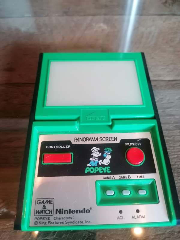 NINTENDO GAME AND WATCH POPEYE PANAROMA