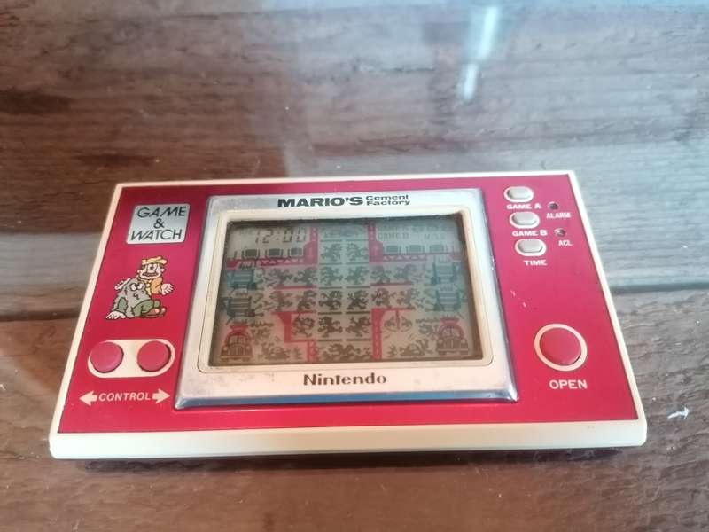 NINTENDO GAME AND WATCH MARIO CEMENT FACTORY