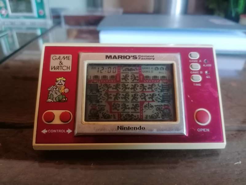 NINTENDO GAME AND WATCH MARIO CEMENT FACTORY