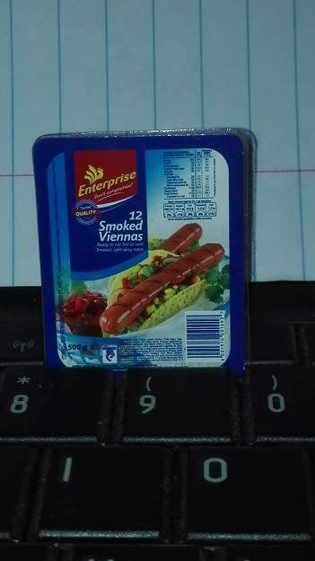 CHECKERS MINI - ENTERPRISE 12 SMOKED VIENNAS