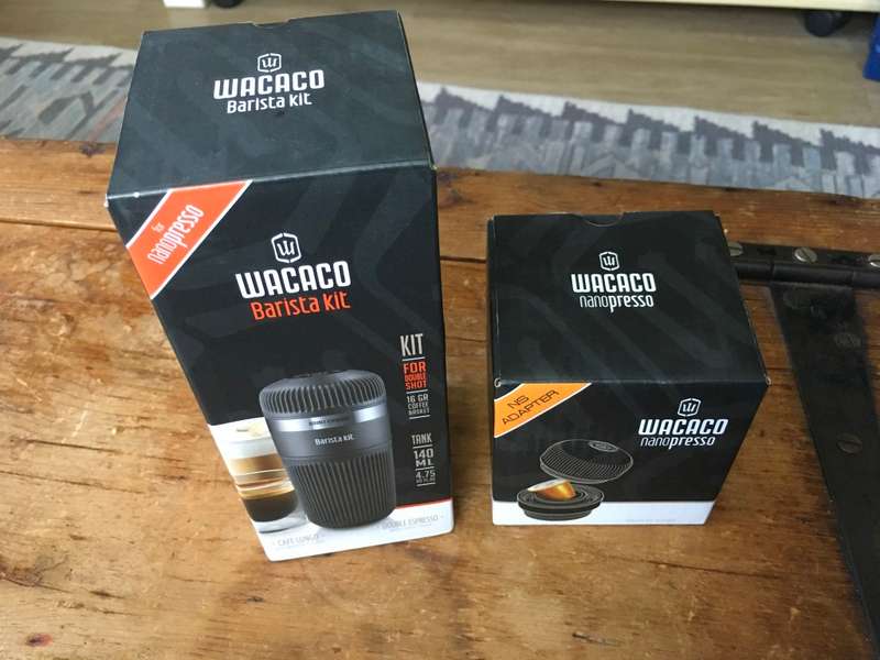 Wacaco Barista kit and Nespresso adapter for Nanopresso