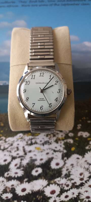 Vintage 1973 Bulova Caravelle Mens Watch
