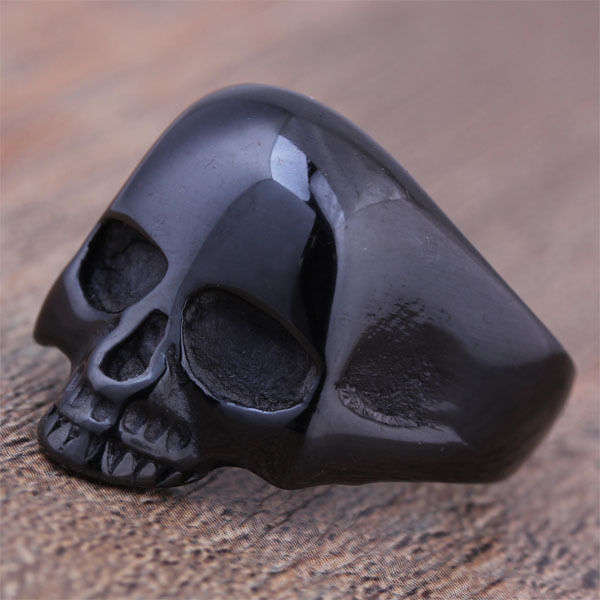 Skull ring(black)