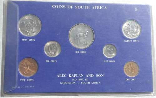 1979 RSA Coin Set (President JF Diederichs) (Uncirculated - folder printed in England)