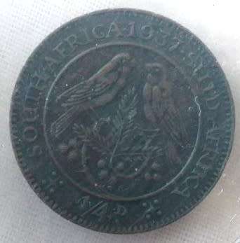 1937 Collection of Union of South Africa: incl SILVER HALF CROWN + TWO + ONE SHILLING