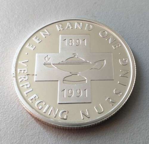 1991 R1 PROOF Coin - NURSING Centenary - 15 gram (92,5 SILVER)