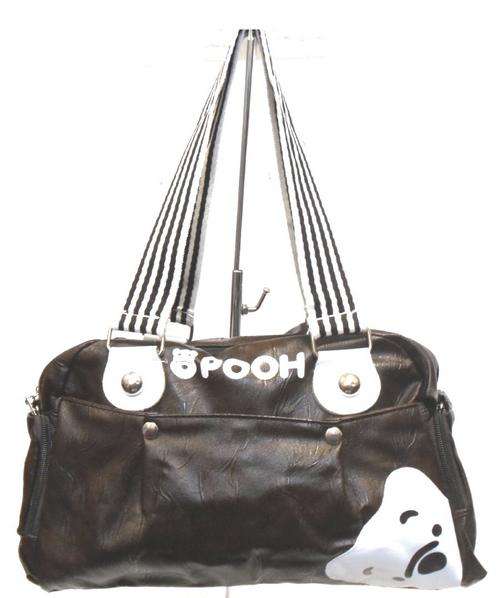 CHOCOLATE BROWN POOH HANDBAG - ALSO INCLUDES LONGER SHOULDER STRAP - 32cm X 20cm