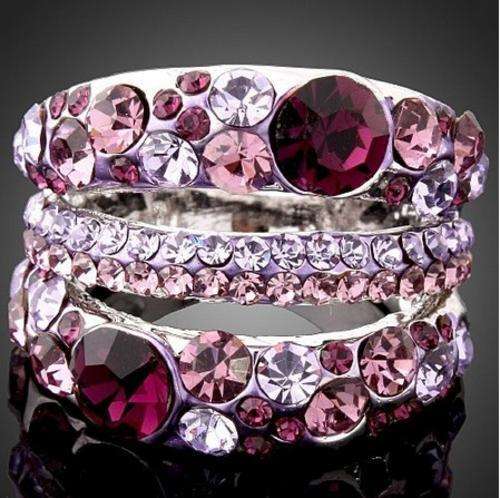 Stunning handcrafted pink tourmaline ring