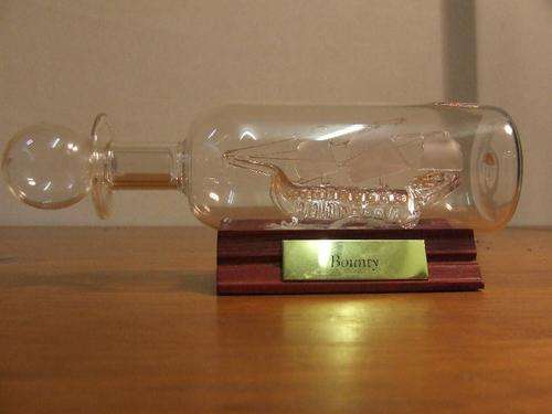 small bout in glass