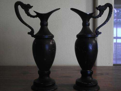 Stunning black vases