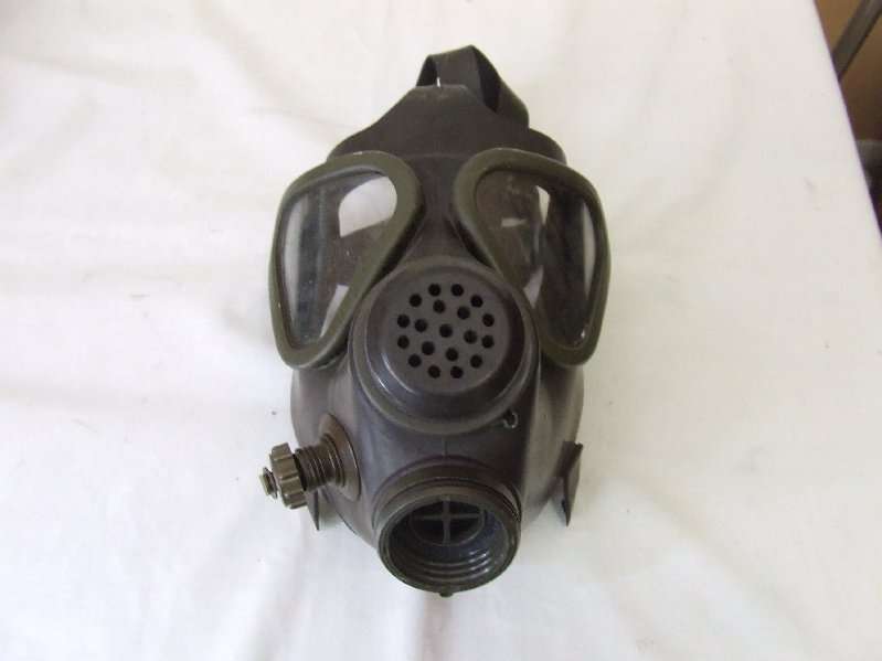 Gas mask  black