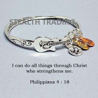 PHILIPPIANS 4:13 - INSCRIBED BRACELET BANGLE