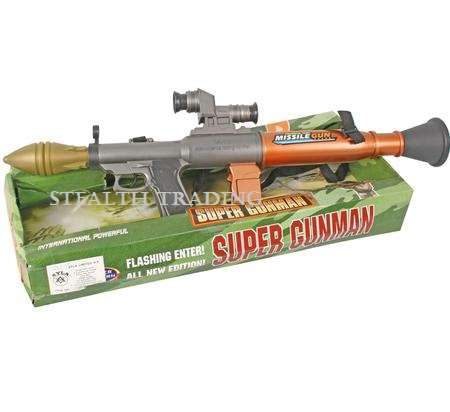 GUN RIFLE WITH ROCKET