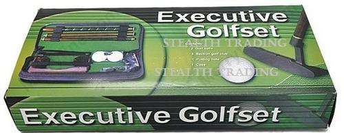 EXECUTIVE GOLF SET - PRACTICE YOUR PUTTING ANYWHERE