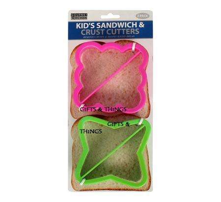 PACK of 2 SANDWICH SHAPE CUTTERS