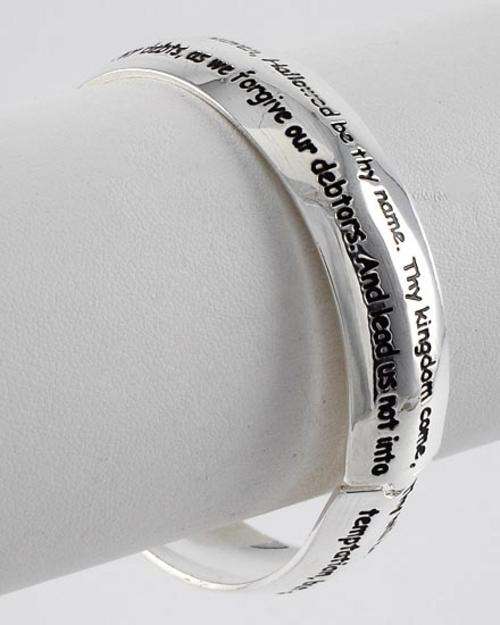 "The Lords Prayer" Hinged Bracelet
