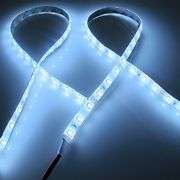 Super Bright 2pcs Waterproof SMD 50CM 30 LED Flexible Strip White 12V DC