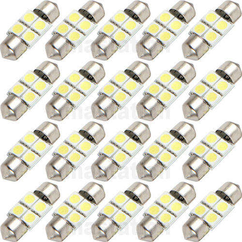 31mm 4 SMD 5050 Car LED Festoon Dome Interior Reading Light Lampe CL205