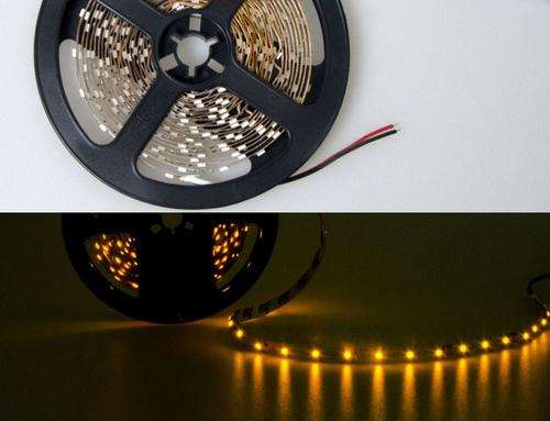 5M 12V NON-Waterproof 300 LED Strip Light 3528 SMD Yellow / Amber/Orange