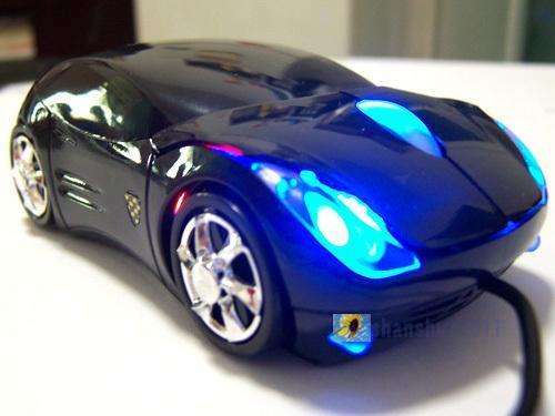 Black Car Shape USB 3D Optical Mouse Mouse For PC/Laptop