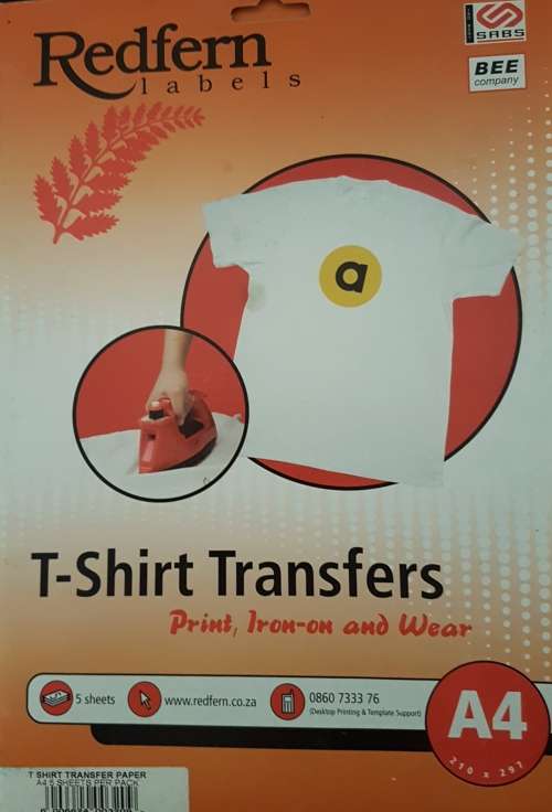 Print your own design and Iron on your T_Shirt