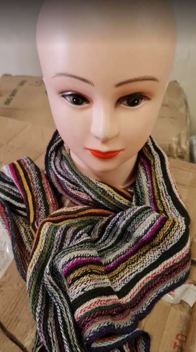 Colourful scarfs