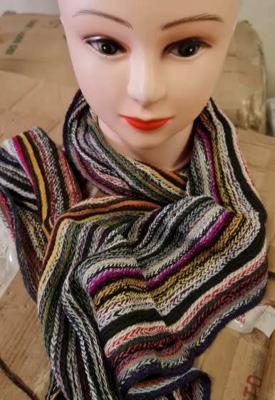 Colourful scarfs