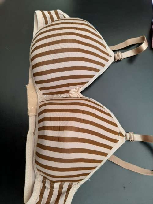 Striped padded bras. Size 36 - 40,  B and C cups