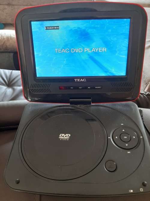 Teac portable DVD Player - Great for car rides or camping