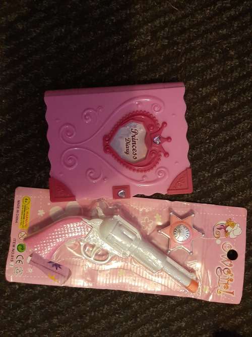 Girl Toy Combo - Secret Book and gun set