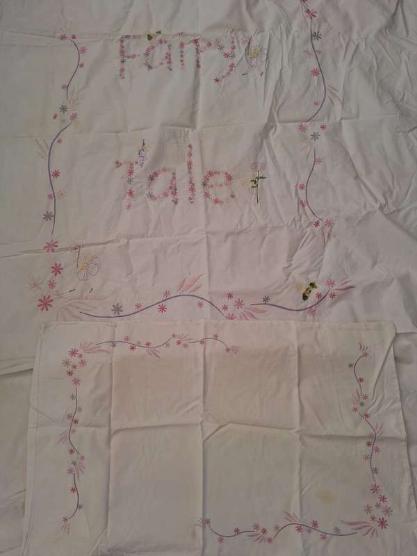 Fairy embroid duvet Cover - Single bed